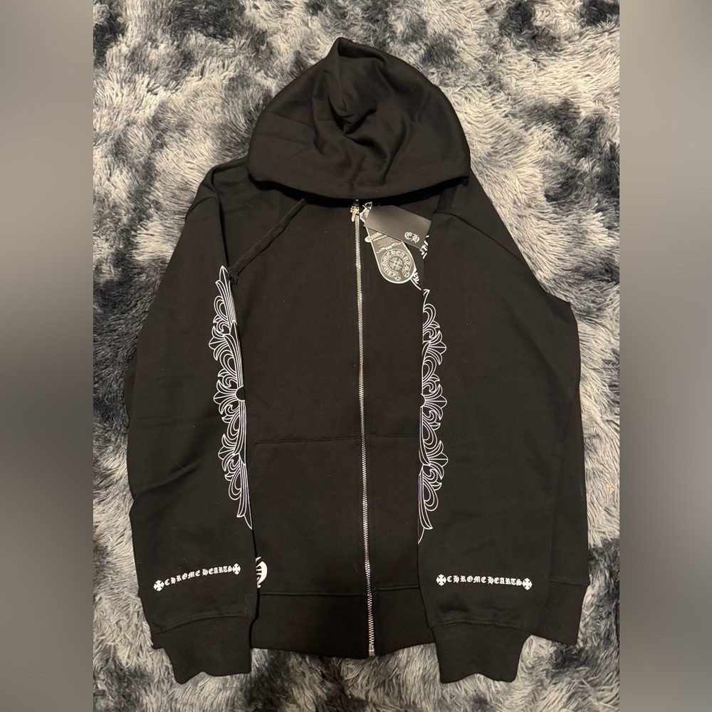Chrome hearts dagger zip up size L brand new